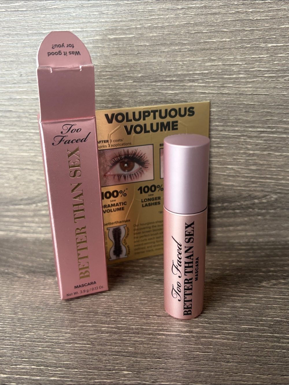 ❤️$6 NWT Too Faced Better Than Sex Mascara 3.9g